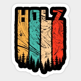 Lumberjack Woodworker Chainsaw Gift Sticker